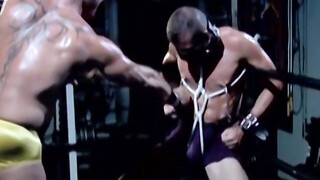 Jock Bryce Pierce torments Luca Ciccone by playing & clamping his nipples