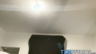 Skinny amateur twink Hector White masturbates & cums