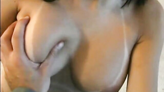 Big titted mommy undressed in front of the camera