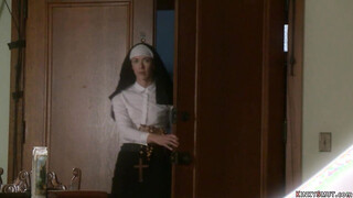 Priest toys & fucks young sinners