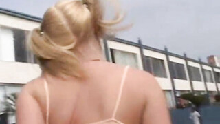 Little Summer solo teen masturbates