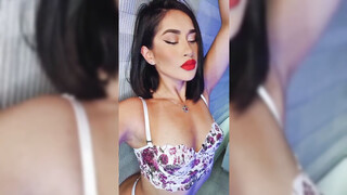 #brunette #shorthair #beautiful babe #corset