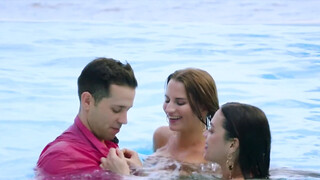 VIXEN Two Best Friends On Vacation Sneak Into DJs House For Wild Threesome