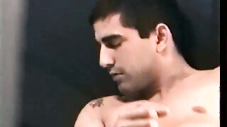 Zack unzips his pants & starts to massage his prick