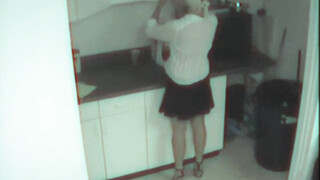 Secretary is ravaged in the staff room