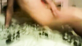 Adorable amateur twink Lewis Romeo having a solo play on his bed