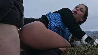 Rough ass fucking BDSM & ASS TO MOUTH on the beach