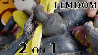 Anuskatzz, Missflora, & Lilylu have some cosplay ass fucking fisting fun