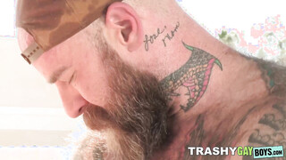 Hot hunk Donnie Argento gets hardcore butt screwed doggystyle