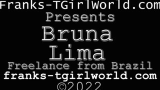 FRANK'S TGIRL WORLD: Bruna Lima's Huge Dick!