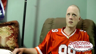 Joe is sucking at the lake with big dicked straight guy Eric