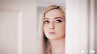 SISTERTRICK - Lexi Lore rides her hidden step sibling's shaft