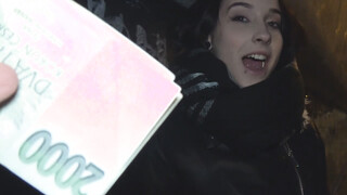 Czech dorm hottie got ravaged in a car