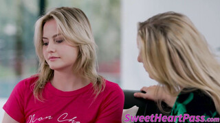 Young bombshell dyke seeks comfort in mature womans touch