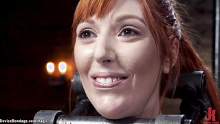 Natural big tits redhead whipped