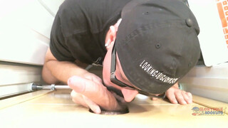 Sucking Off Big Cock Banker