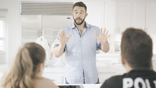 My fiance's cop stepbro fucks me!