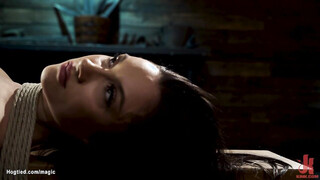 Laid with legs open babe beaver fingered