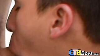 Young latino sucks dick & gets banged into cumming