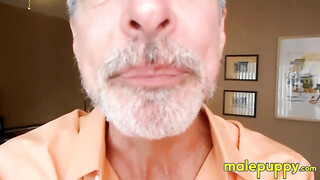 Your giant daddy Richard Lennox asked to inspect what is stuck in your throat