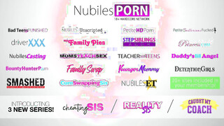 Lana Smalls comes to make awkward conversation with her stepbrother Sage Roux