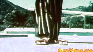 Unshaved mature muscle gay studs indulges in deep throating & fucking