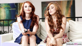 Lesbian stepdaughter facesitting stepmum