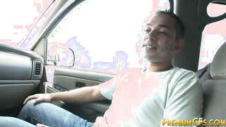 Bridal cum shower for blonde bukkake whore