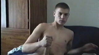 Amateur Lance Jerks Off