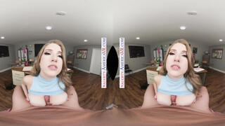 University schoolgirl Octavia Red utilizes her big assets to receive passing grades