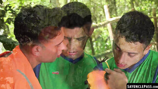 Dimitry Simonit joined by Latino hotties to fulfill their sexy desires