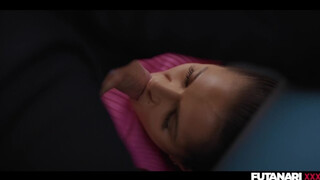 Real Life Futanari - Selfsucking - TBabe suck her own meat & cum in her mouth