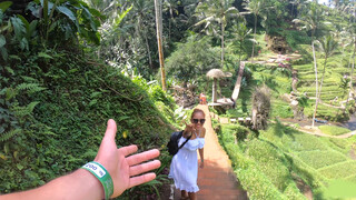 Big booty Thai Girlfriend licked & ravaged after a day out with Boyfriend