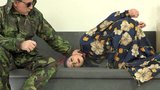 Angry soldier fucks his hot hijab wifey