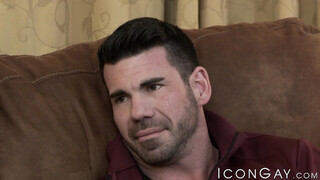 Straight Tobias visits Troy Accolas bedroom & fills his tight hole