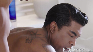 Blonde hunk Adrian Hart buries his meaty prick inside my deep booty