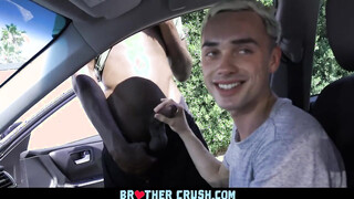 BrotherCrush - Little StepBrother Gets A huge black cock In His Asshole
