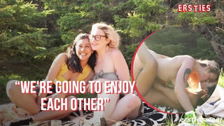 Ersties - Hanna & Jin Take Things Outdoors For a Sexy Lesbian Sex Session