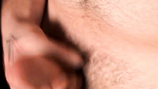 Tatted punker solo masturbates his big hard shaft