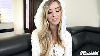 Hot stepsis seducing step sibling in ice princess costume