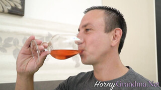 Granny gets cunt eaten & fucked