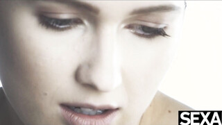 Beautiful lesbian lovers give each other a sexy naked massage