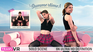 TRANSVR - Cutie Sydney Summers Solo Masturbation On VR