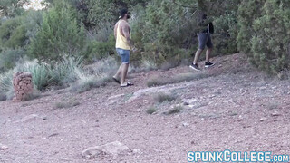 Buffed & tatted guy bareback fucks his Asian buddy