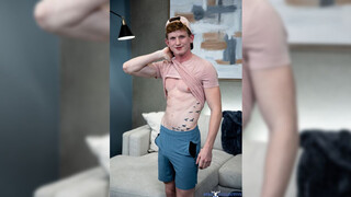 Max Lorde undressing & jerking off sensually