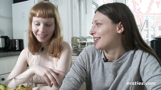 Ersties - Hot Talia Spoils Redhead Sexy Girl Bonnie With Twat Licks & Ice