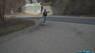 Sexy hitchhiker picked up from a busy road - Zlata Shine