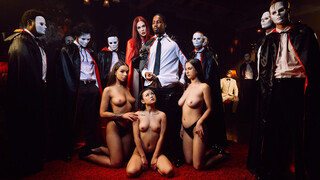 DEEPER Lulu, April, Jasmine & huge black cock Isiah serve Mistress Maitland Ward