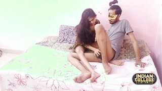 Desi University Babe With Big Tits Having Indian Sex With BF