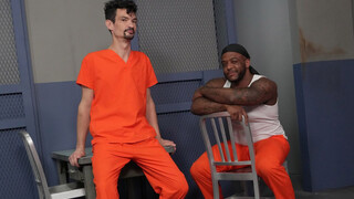 Prison sex with gay black dude & cell mate - Marco Di Antoni & Micah Martinez